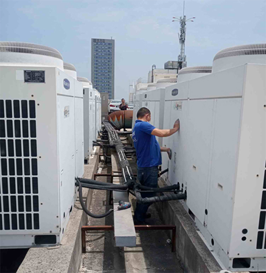 寻乌中央空调制热和不制冷系统维修方法